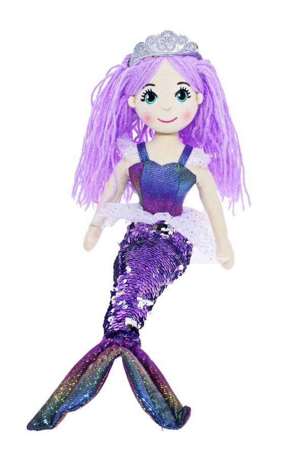 COTTON CANDY 45CM POPPY PURPLE HAIR MERMAID