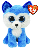 TY BEANIE BOOS PRINCE BLUE HUSKY MEDIUM PLUSH