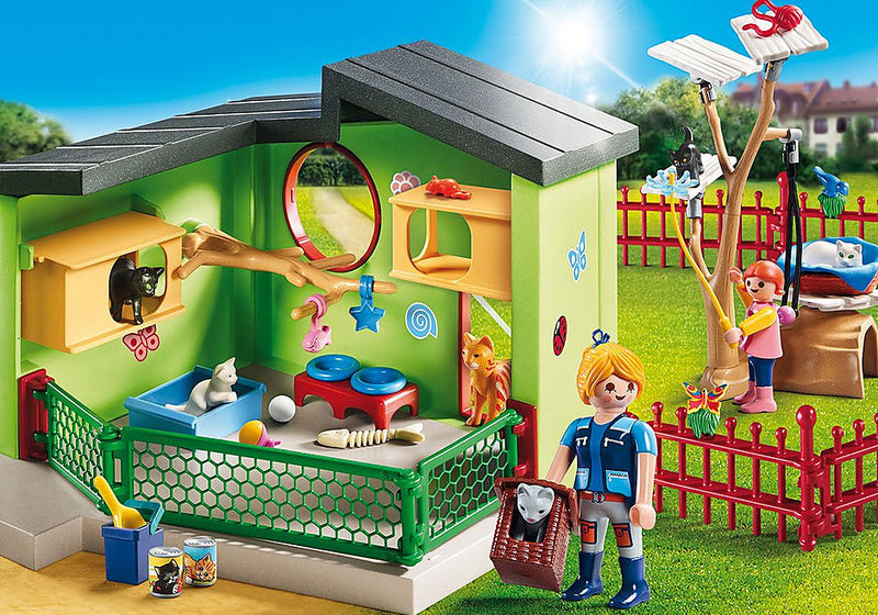 Playmobil small store animal boarding