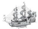 METAL EARTH ICX009 ICONX VEHICLES QUEEN ANNES REVENGE SAILING SHIP 3D METAL MODEL KIT