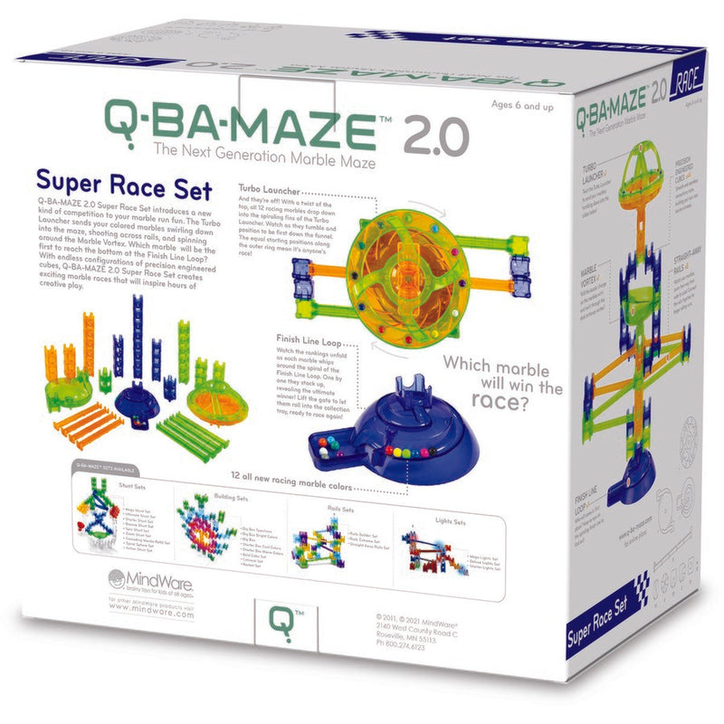 MINDWARE Q-BA-MAZE 2.0 SUPER RACE SET 67PC