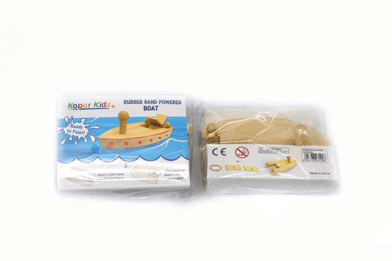 KAPER KIDZ DIY RUBBER BAND POWERED BOAT