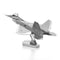 METAL EARTH MMS050 AIRCRAFT F-22 RAPTOR FIGHTER 3D METAL MODEL KIT