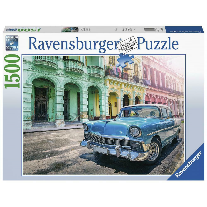 RAVENBURGER 167104 CARS OF CUBA 1500PC JIGSAW PUZZLE