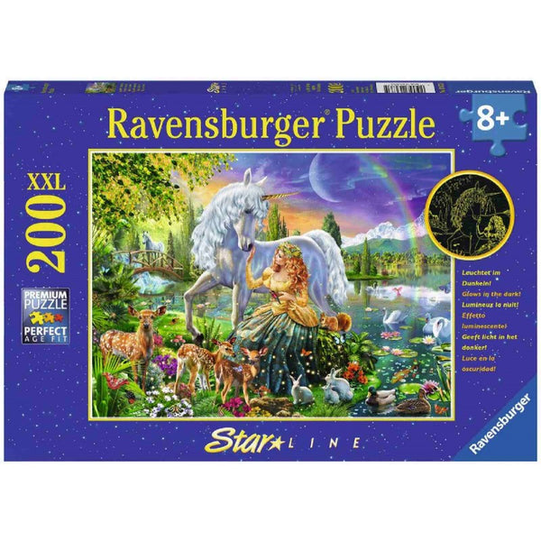RAVENSBURGER 136735 COLOR STARLINE MAGICAL BEAUTY 200XXL PC GLOW IN THE DARK JIGSAW PUZZLE