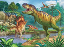 RAVENSBURGER 136957 WORLD OF DINOSAURS 100XXL PC JIGSAW PUZZLE PLUS COLOURING IN BOOK