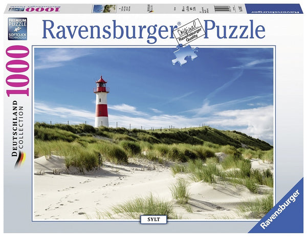 RAVENSBURGER 139675 DEUTSCHLAND COLLECTION - LIGHTHOUSE IN SYLT 1000PC JIGSAW PUZZLE