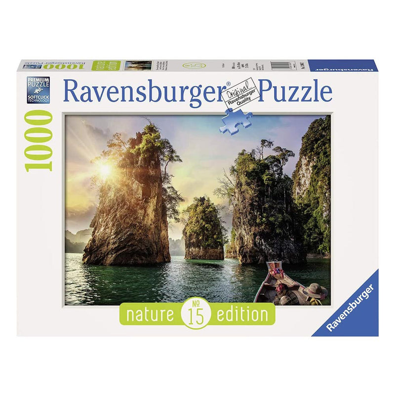 RAVENSBURGER 139682 NATURE EDITION NO 15 THE ROCKS IN CHEOW THAILAND 1000PC JIGSAW PUZZLE