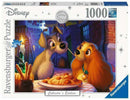 RAVENSBURGER 139729 DISNEY MOMENTS COLLECTORS EDITION 1955 LADY AND TRAMP 1000PC JIGSAW PUZZLE