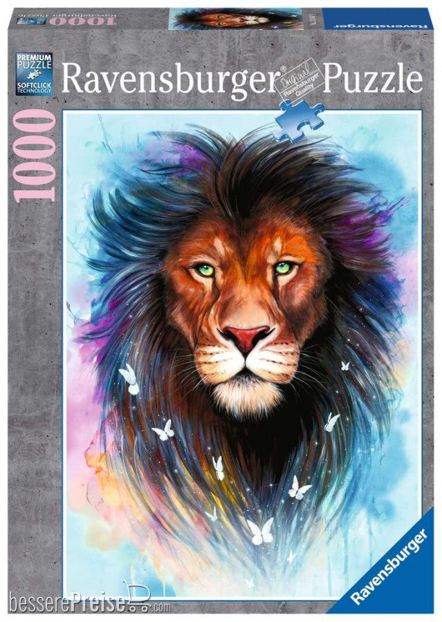 RAVENSBURGER 139811 MAJESTIC LION 1000PC JIGSAW PUZZLE