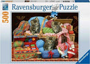 RAVENSBURGER 147854 KNITTERS DELIGHT 500PC JIGSAW PUZZLE