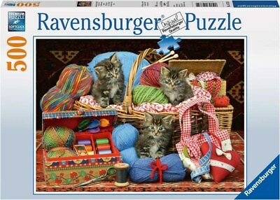 RAVENSBURGER 147854 KNITTERS DELIGHT 500PC JIGSAW PUZZLE