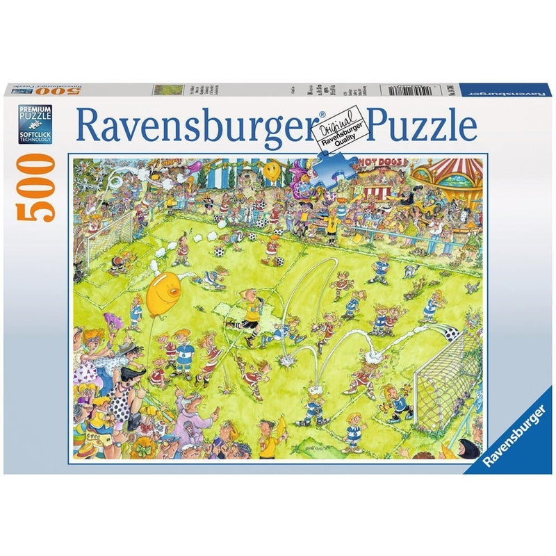 RAVENSBURGER 147861 AT THE SOCCER MATCH 500PC JIGSAW PUZZLE