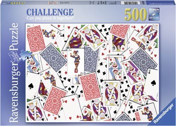 RAVENSBURGER 148004 52 SHUFFLE 500PC JIGSAW PUZZLE