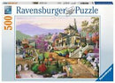 RAVENSBURGER 148066 HILLSIDE RETREAT 500PC JIGSAW PUZZLE