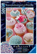 RAVENSBURGER 149087 CUPCAKE HEAVEN 500PC JIGSAW PUZZLE WITH GEMS