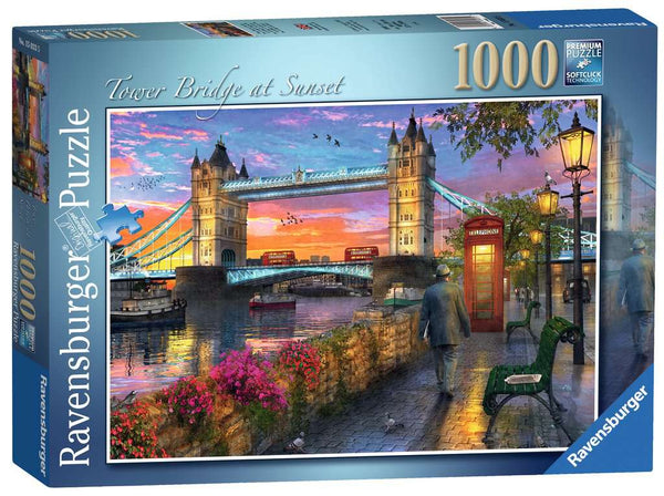 RAVENSBURGER 150335 TOWER BRIDGE AT SUNSET 1000PC JIGSAW PUZZLE