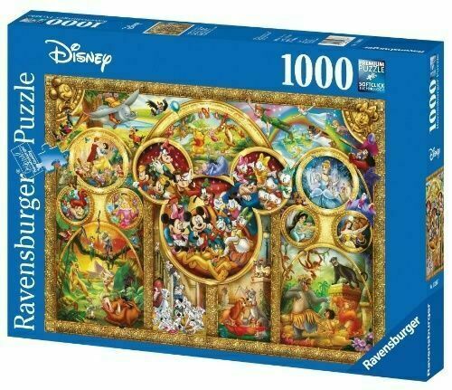 RAVENSBURGER 152667 DISNEY THE BEST DISNEY THEMES 1000PC JIGSAW PUZZLE