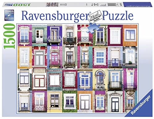 RAVENSBURGER 162178 PORTUGUESE WINDOWS 1500PC JIGSAW PUZZLE