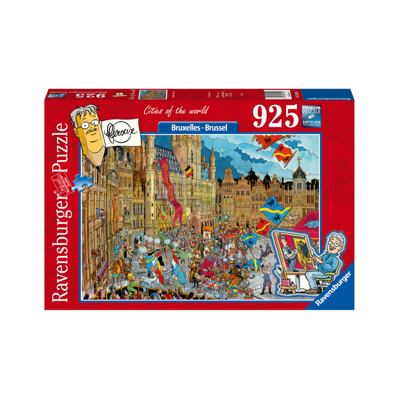 RAVENSBURGER 165544 FLEROUX CITIES OF THE WORLD - BRUXELLES BRUSSEL 925PC JIGSAW PUZZLE