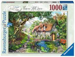 RAVENSBURGER 167777 FLOWER HILL LANE 1000PC JIGSAW PUZZLE