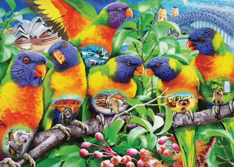 RAVENSBURGER 168156 LAND OF THE LORIKEET 1000PC JIGSAW PUZZLE