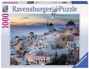 RAVENSBURGER 196111 SANTORINI / CINQUE TERRE - EVENING IN SANTORINI 1000PC JIGSAW PUZZLE