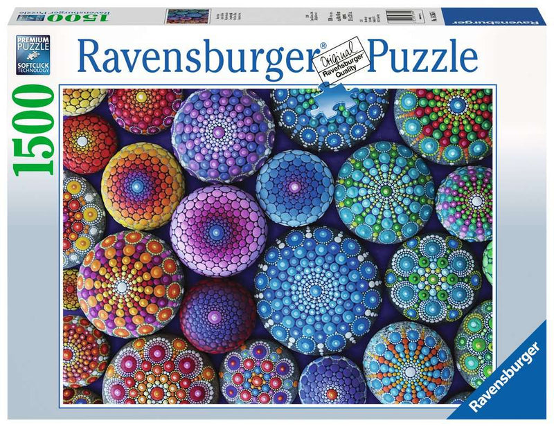 RAVENSBURGER 171347 ELSPETH MCLEAN RADIATING RAINBOW MANDALAS 2000PC JIGSAW PUZZLE