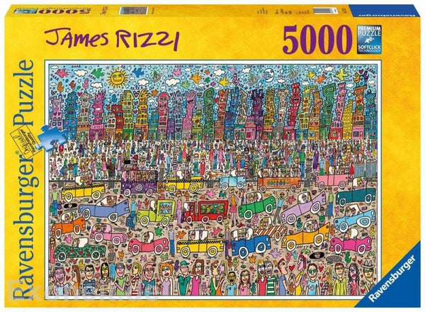 RAVENSBURGER 174270 JAMES RIZZI - NOTHING IS AS PRETTY AS A RIZZI CITY 5000PC JIGSAW PUZZLE