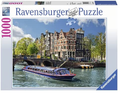 RAVENSBURGER 191383 CANAL TOUR IN AMSTERDAM 1000PC JIGSAW PUZZLE