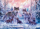 RAVENSBURGER 191468 ARCTIC WOLVES 1000PC JIGSAW PUZZLE