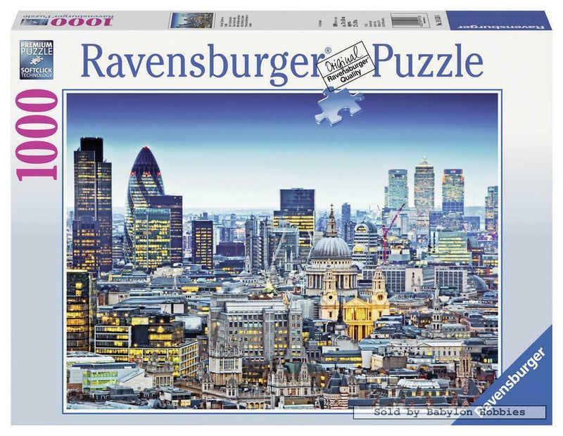 RAVENSBURGER 191536 ABOVE LONDONS ROOFS 1000PC JIGSAW PUZZLE