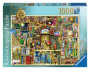 RAVENSBURGER 193141 THE BIZARRE BOOKSHOP 2 1000PC JIGSAW PUZZLE