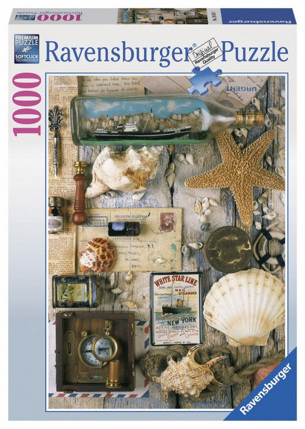 RAVENSBURGER 194797 MARITIME COLLAGE 1000PC JIGSAW PUZZLE