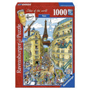 RAVENSBURGER 195039 PARIS BY FLEROUX 1000PC JIGSAW PUZZLE