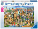 RAVENSBURGER 198900 WORLD LANDMARKS 1000PC JIGSAW PUZZLE