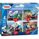 RAVENSBURGER 069712 THOMAS AND FRIENDS - BIG WORLD BIG ADVENTURES 4 IN A BOX 12 - 16 - 20 - 24PC JIGSAW PUZZLES