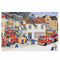 RAVENSBURGER 088515 WITH THE FIRE BRIGADE 2x24PC JIGSAW PUZZLE