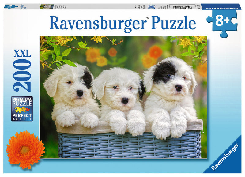 RAVENSBURGER 127658 CUDDLY PUPPIES 200PC XXL JIGSAW PUZZLE