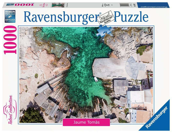 RAVENSBURGER 163977 CALO DE SANT AGUSTI (FORMENTERA) 1000PC JIGSAW PUZZLE - DAMAGED BOX