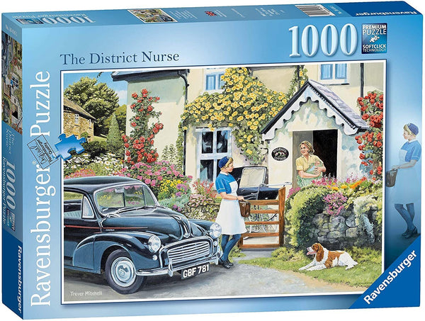 RAVENSBURGER 164165 THE DISTRICT NURSE1000PC JIGSAW PUZZLE