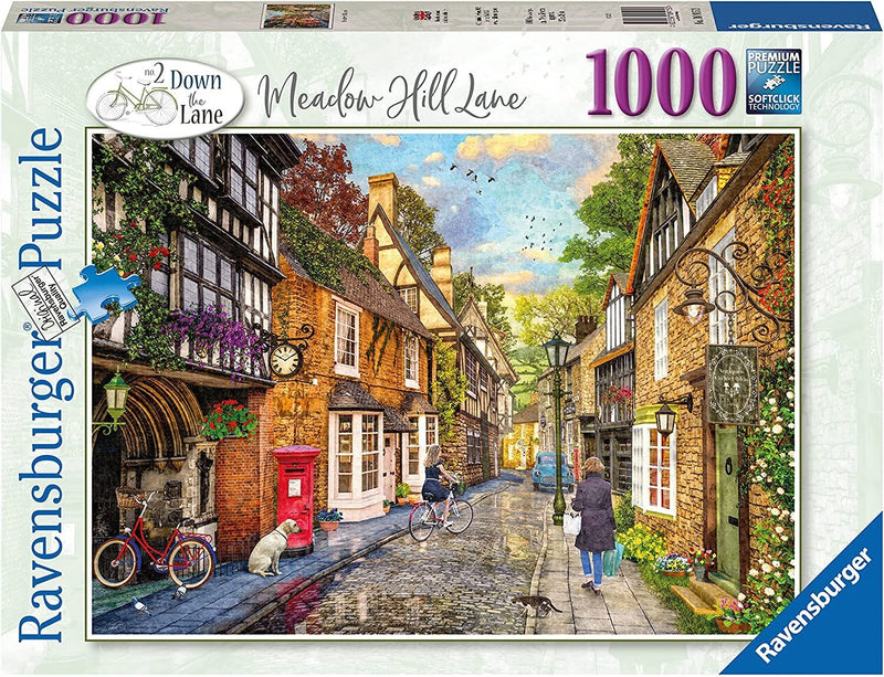 RAVENSBURGER 169153  MEADOW HILL LANE No 2 DOWN THE LANE 1000PC JIGSAW PUZZLE