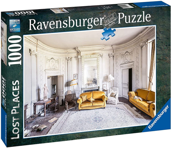 RAVENSBURGER 171002 LOST PLACES WHITE ROOM - THE DRAWING ROOM 1000PC JIGSAW PUZZLE