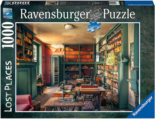 RAVENSBURGER 171019 LOST PLACES MYSTERIOUS CASTLE LIBRARY - THE HOUSEKEEPERS ROOM 1000PC JIGSAW PUZZLE