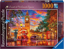 RAVENSBURGER 171415 SUNSET AT PARLIAMENT SQUARE LONDON 1000PC JIGSAW PUZZLE