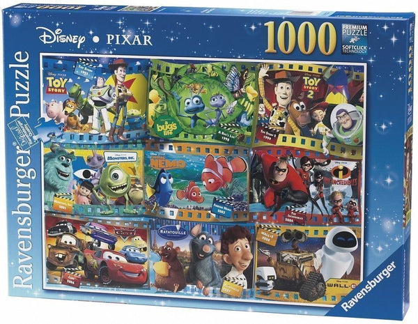 RAVENSBURGER 192229 DISNEY PIXAR MOVIES 1000PC JIGSAW PUZZLE