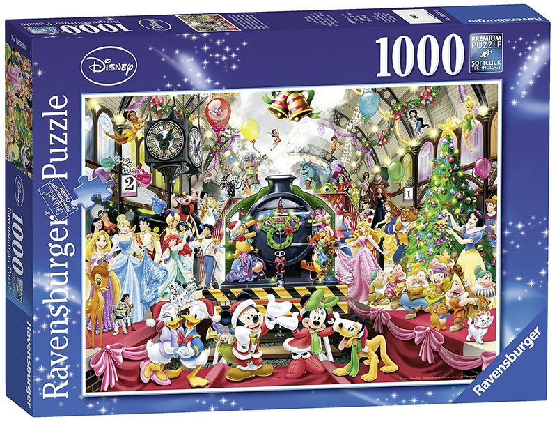 RAVENSBURGER 195534 DISNEY - ALL ABOARD FOR CHRISTMAS! 1000PC JIGSAW PUZZLE