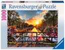 RAVENSBURGER 196067 BICYCLES IN AMSTERDAM 1000PC JIGSAW PUZZLE