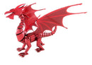 METAL EARTH ICX115 ICONX RED DRAGON FIGURINE 3D METAL MODEL KIT