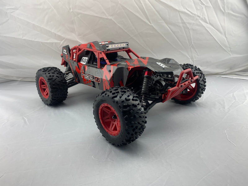 FS RACING FS53920 1:10 4WD REBEL DB BRUSHED REMOTE CONTROL BUGGY RED WITH LED LIGHT BAR INCLUDES BATTERY AND CHARGER